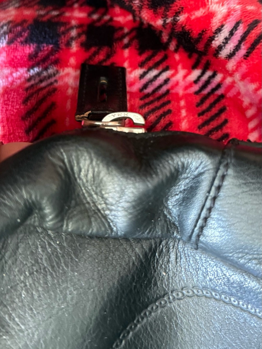 Prada Black Leather Messenger Bag with Gold-Tone Hardware - Picture 3 of 6